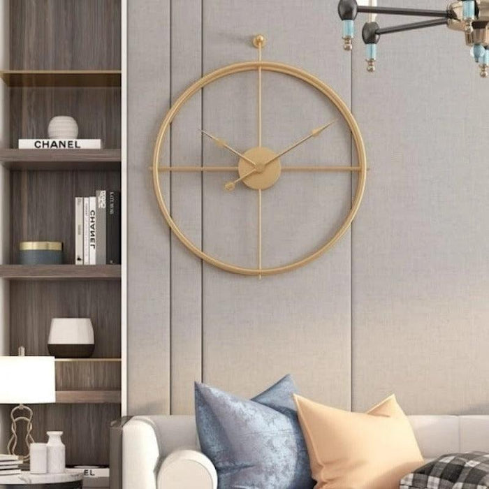 Metal Round Wall Clock - WoodenTwist