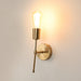 Salcia Gold Single Wall light In Gold Finish - WoodenTwist