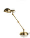 "Fergal Poulsen" Triple Adjustable lamp In Gold Antique Brass finish - WoodenTwist