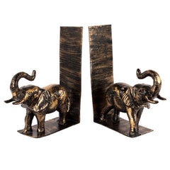 Elephant Bookend Showpiece (Set of 2) - WoodenTwist