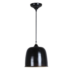 Hanging Black & Golden Single Lamp - WoodenTwist