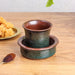 Studio Pottery Bottle Green Davara Coffee Set - WoodenTwist