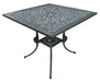 Regalia Series 1 Square Table & 4 Chairs (Grey) - WoodenTwist