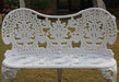 Regalia Series 1 Bench, 1 Round Table & 2 Chairs in (White) - WoodenTwist