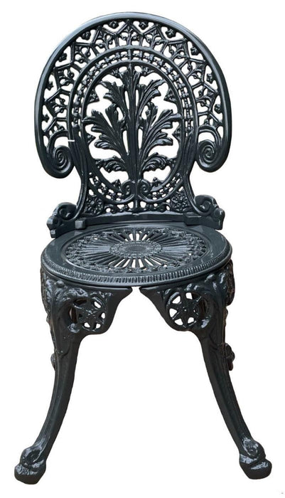 Regalia Series 1 Round Table & 4 Chairs (Grey) - WoodenTwist