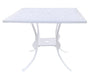 Regalia Series 1 Square Table & 2 Chairs (White) - WoodenTwist