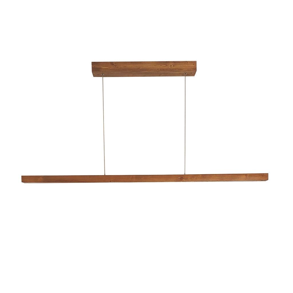 Brigitte 48 Brown Wooden LED Hanging Lamp - WoodenTwist