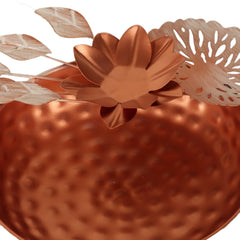 Copper FLower Urli Set of 3 - WoodenTwist