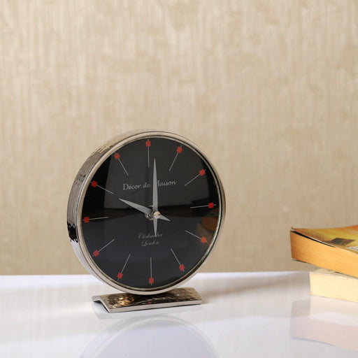 Minno Silver Table Clock - WoodenTwist