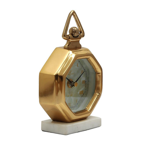 Gold Victoria Table Clock - WoodenTwist