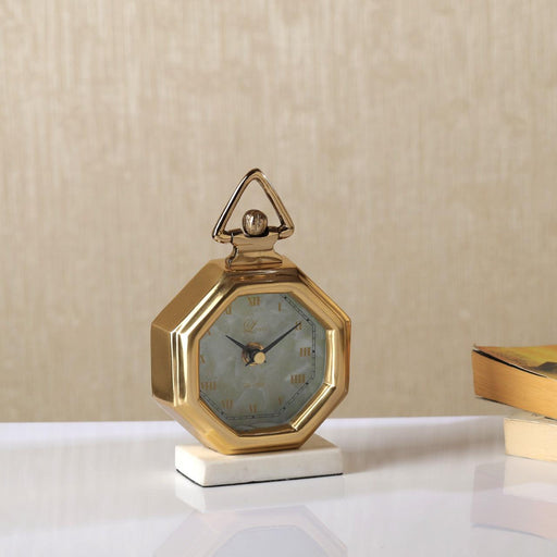 Gold Victoria Table Clock - WoodenTwist