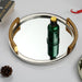 Allie Mirror Tray Gold Silver Medium Size - WoodenTwist