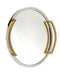 Allie Mirror Tray Gold Silver Medium Size - WoodenTwist