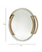 Allie Mirror Tray Gold Silver Large Size - WoodenTwist