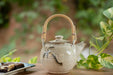 Hand Crafted Studio Pottery Off White and Brown Teapot - WoodenTwist