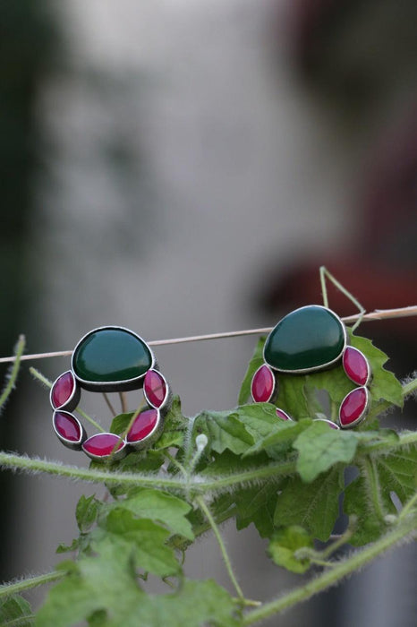 Pink Scallop Earing - WoodenTwist