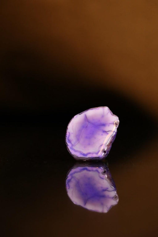 Purple Enamel Finger Ring - WoodenTwist