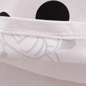 Raafi Summer Baby girls Tee With Shorts White & Peach - WoodenTwist