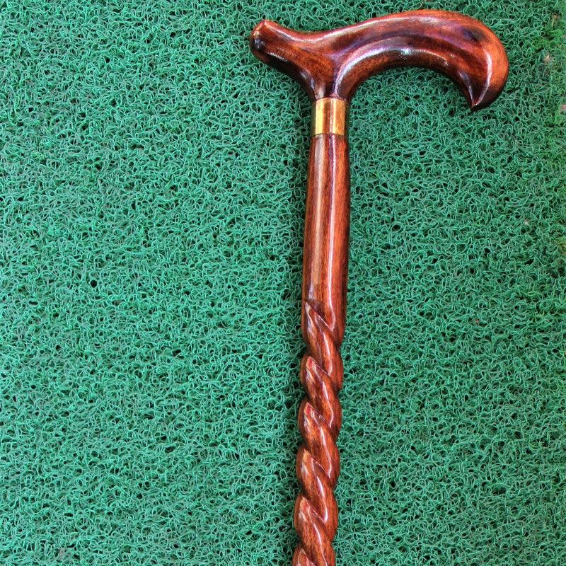 Handcrafted Wooden Walking Stick - WoodenTwist