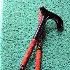 Handcrafted Wooden Walking Stick - WoodenTwist