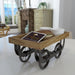 Premium Wooden Serving Cart - WoodenTwist