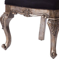 Wooden Arm Chair with Tufted Button ( Set of 2 ) - WoodenTwist