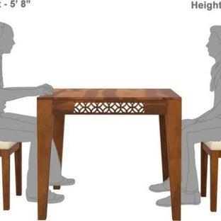 Designer Teak Wood Dining Set - WoodenTwist