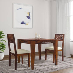 Designer Teak Wood Dining Set - WoodenTwist