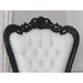 Luxurious High Back throne Crystal Buttons Chair - WoodenTwist
