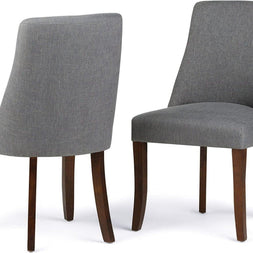 Teak wood Contemporary Dining Chairs (Set of 2) - WoodenTwist