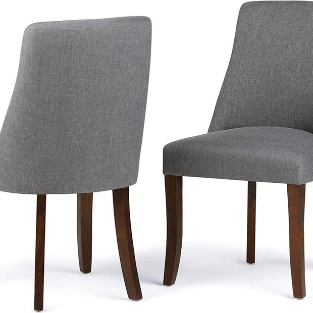 Teak wood Contemporary Dining Chairs (Set of 2) - WoodenTwist