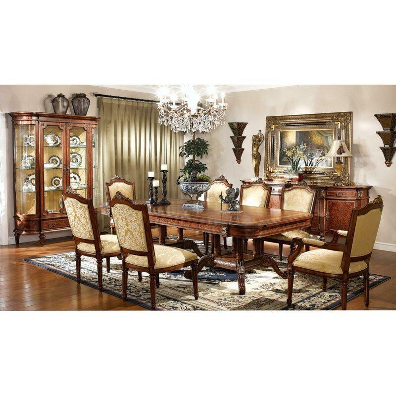 A Royal Teak Wood Dining Set for 8