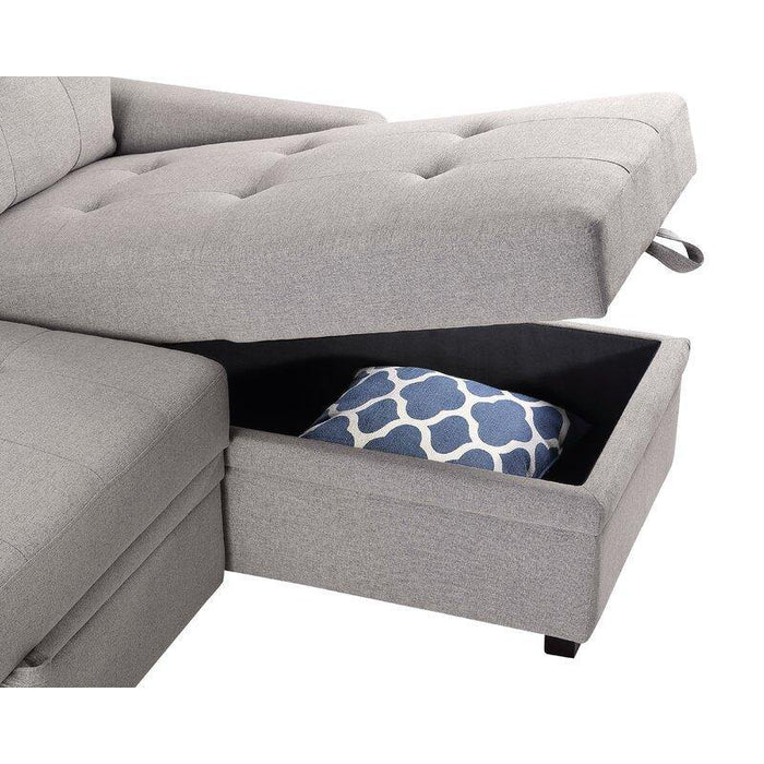 Altin Premium Reversible Sleeper Sofa & Chaise - WoodenTwist