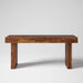 Elegant Teak Wood 6 Seater Dining Set with Bench (Finish Color - Honey) - WoodenTwist