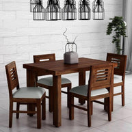 Unique Premium Teak Wood Dining Set - WoodenTwist