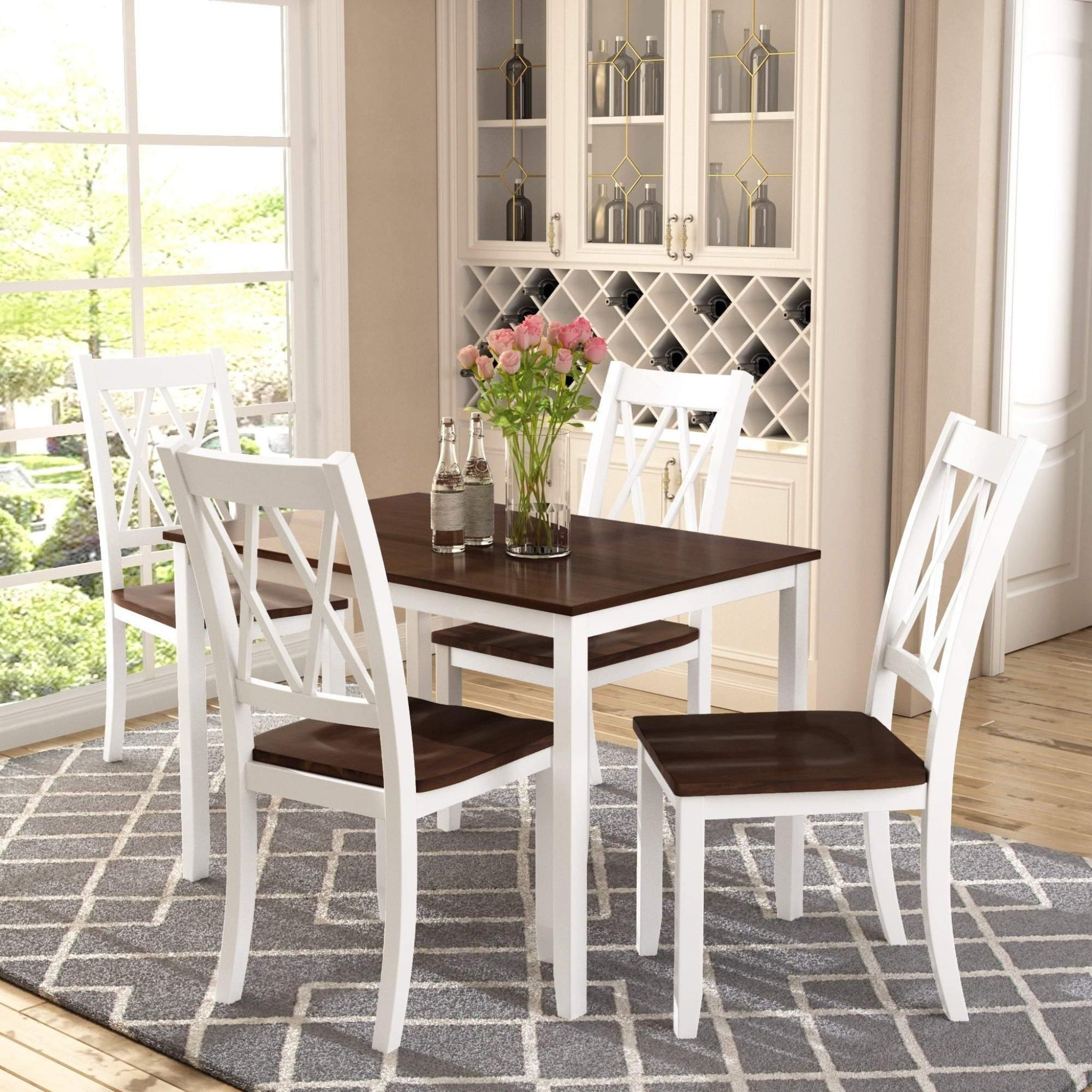 Classy 4 Seater Dining Table Set - WoodenTwist