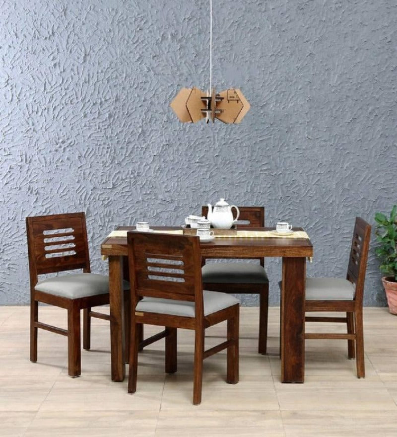 Unique Premium Teak Wood Dining Set - WoodenTwist