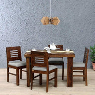 Unique Premium Teak Wood Dining Set - WoodenTwist