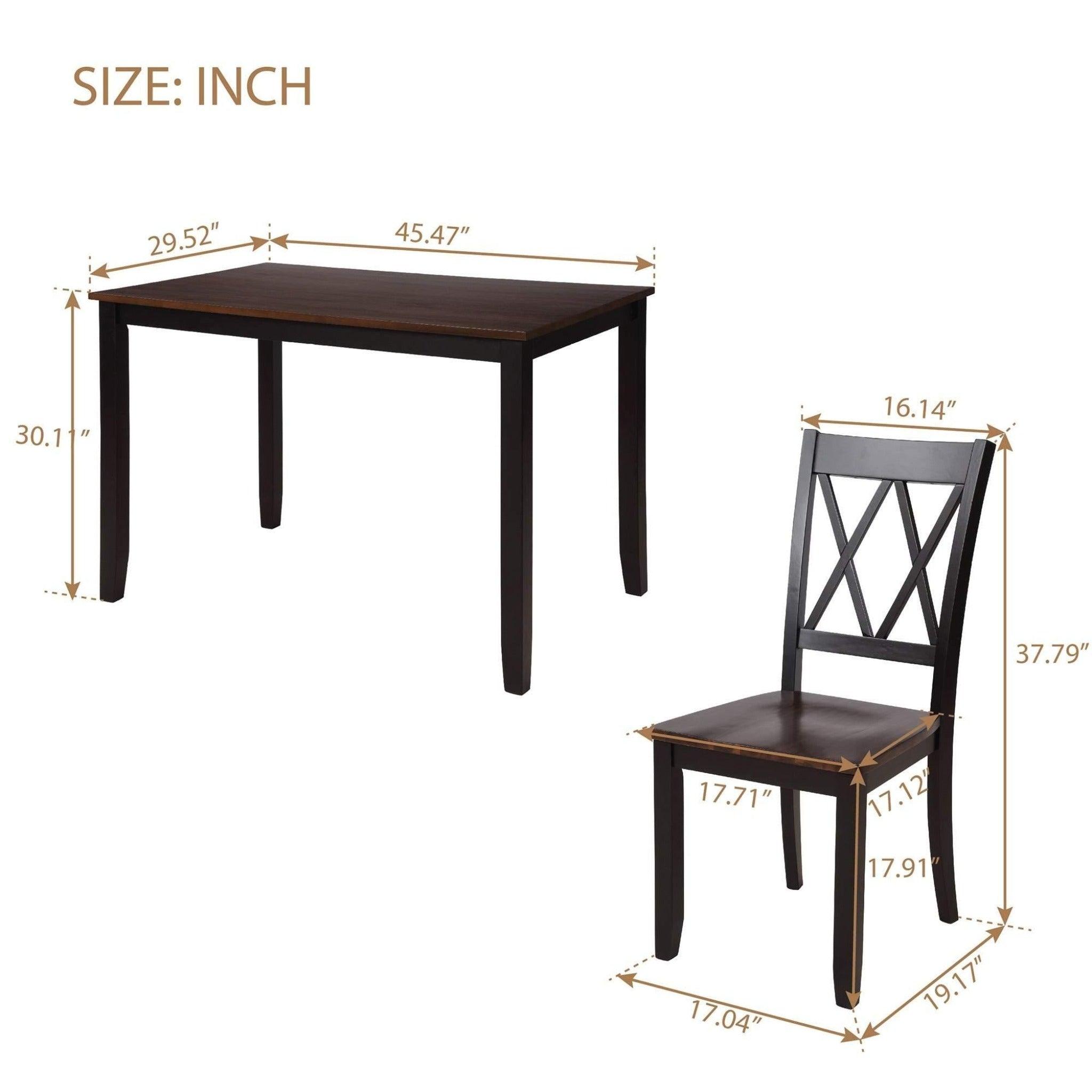 Classy 4 Seater Dining Table Set - WoodenTwist