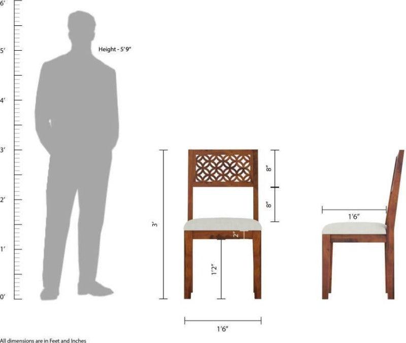 Designer Teak Wood Dining Set - WoodenTwist