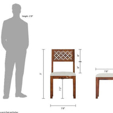 Designer Teak Wood Dining Set - WoodenTwist