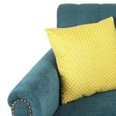 Contemporary Style Sofa Set In Blue Color - WoodenTwist