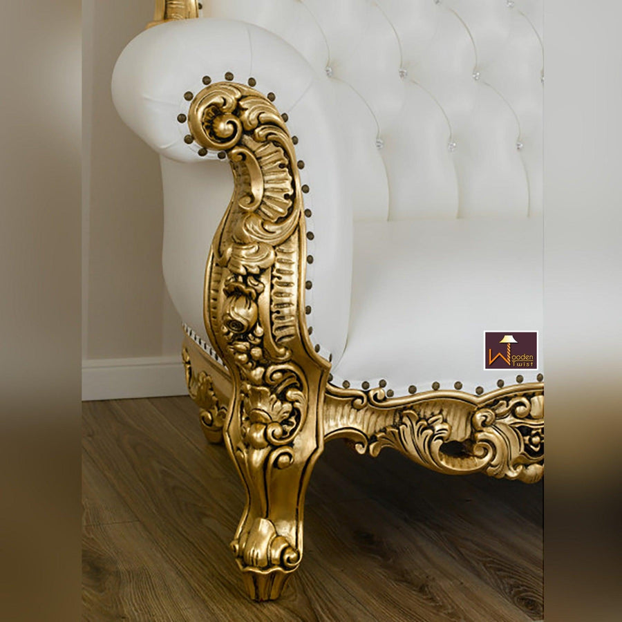 Golden Leaf Hand-Carved Detailing