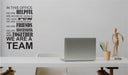 "TEAM - Motivational - Inspirational - Office Startup" Wall Sticker - WoodenTwist