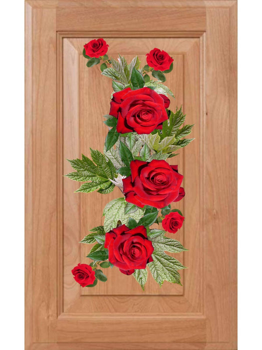 Beautiful Bunch of Roses Wall Sticker Door, Window - WoodenTwist