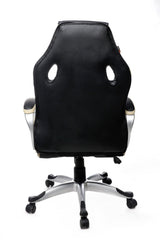 Stylish Gaming Chair in Black / Cream - WoodenTwist