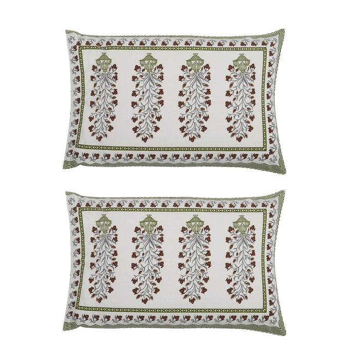 Rajasthani Jaipuri Best Cotton Block Print bed sheets - WoodenTwist