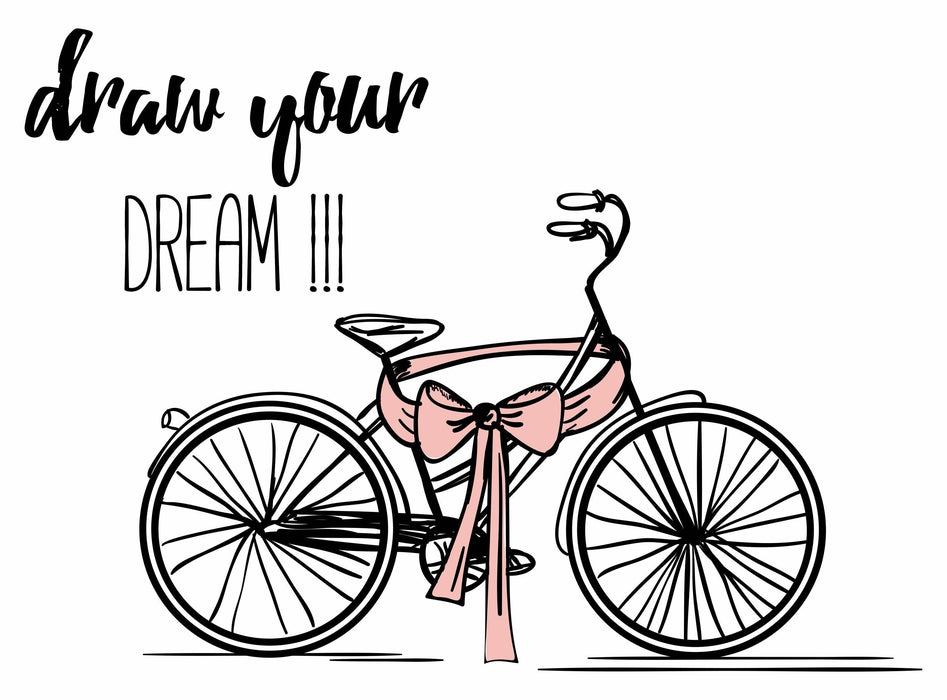 "Draw your Dream" Wall Sticker - WoodenTwist