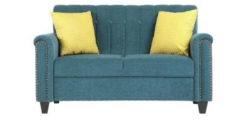 Contemporary Style Sofa Set In Blue Color - WoodenTwist