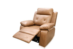 Motorised Recliner for Senior Citizens Light (Brown Finish) - WoodenTwist